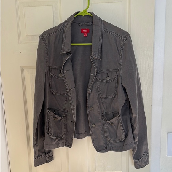 Gray Utility Jacket - Picture 1 of 3